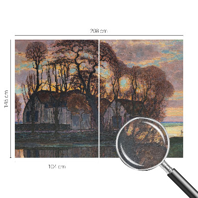 Fotografická tapeta vliesová Večerná krajina