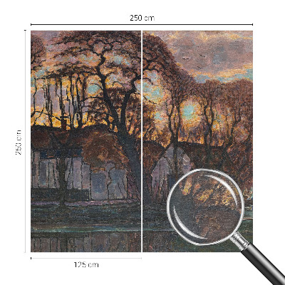 Fotografická tapeta vliesová Večerná krajina