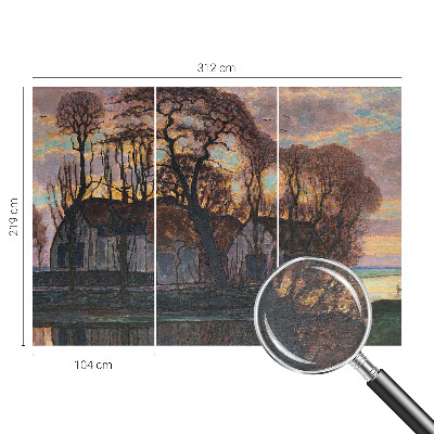 Fotografická tapeta vliesová Večerná krajina