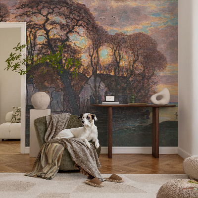 Fotografická tapeta vliesová Večerná krajina