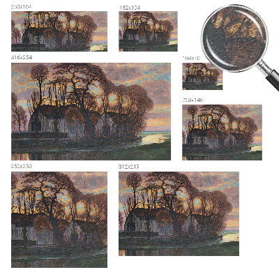 Fotografická tapeta vliesová Večerná krajina