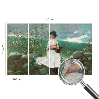 Moderná fototapeta na mieru Kvetinový pokoj