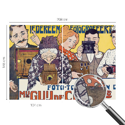 Fototapeta na mieru do obývačky Vášeň pre fotografovanie