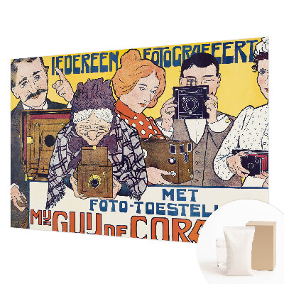 Fototapeta na mieru do obývačky Vášeň pre fotografovanie