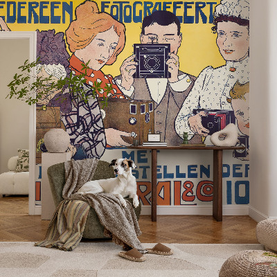 Fototapeta na mieru do obývačky Vášeň pre fotografovanie