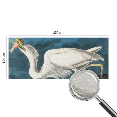 Tapeta Vták s rybou