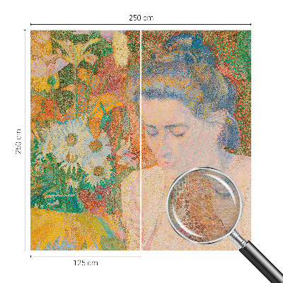 Fototapeta do obývačky Kvetinový portrét