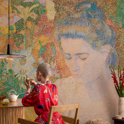 Fototapeta do obývačky Kvetinový portrét