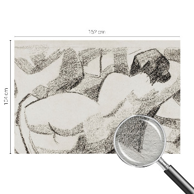 Fototapeta do spálne Ležiaca postava