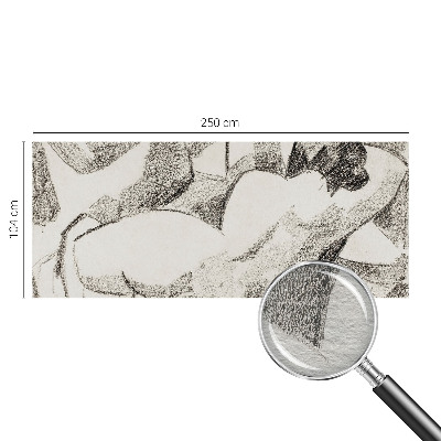 Fototapeta do spálne Ležiaca postava