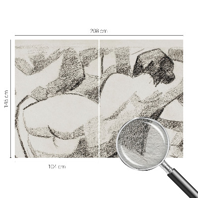 Fototapeta do spálne Ležiaca postava