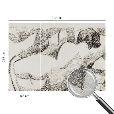 Fototapeta do spálne Ležiaca postava