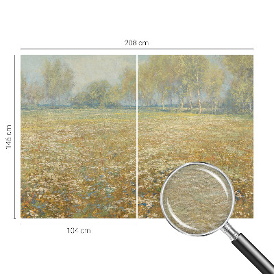 Fotografická tapeta vliesová Kvitnúce pole