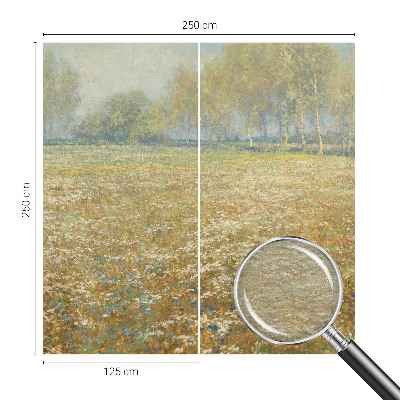 Fotografická tapeta vliesová Kvitnúce pole