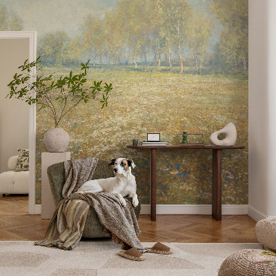 Fotografická tapeta vliesová Kvitnúce pole