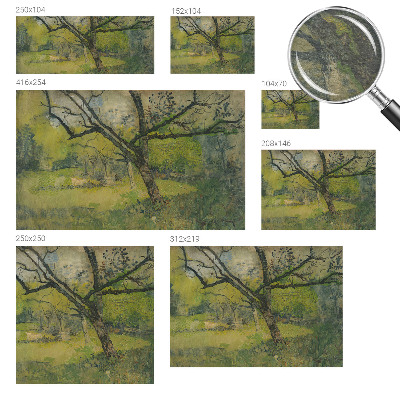 Fototapeta s potlačou na vliese Zelená krajina