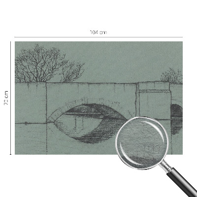 Dekoratívna fototapeta na stenu Oblúkový most