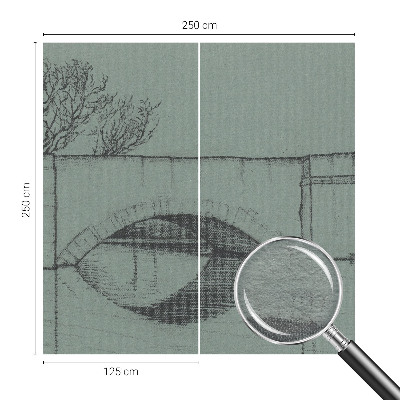 Dekoratívna fototapeta na stenu Oblúkový most