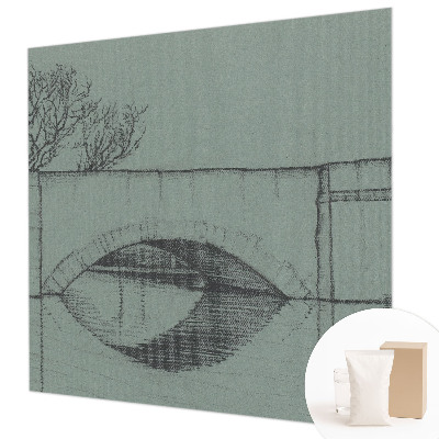 Dekoratívna fototapeta na stenu Oblúkový most