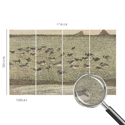 Vliesová fototapeta s potlačou Vtáčí pokoj