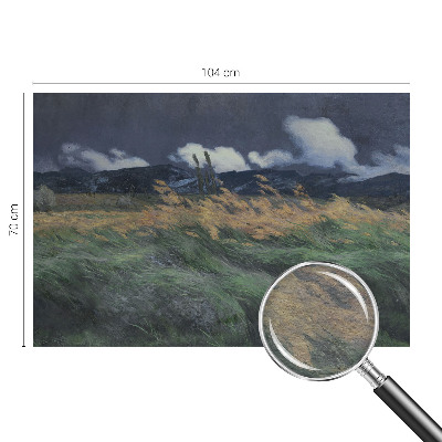 Moderná fototapeta Povyfúkané trávy