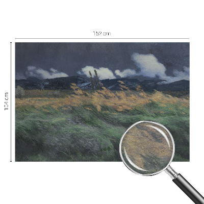 Moderná fototapeta Povyfúkané trávy