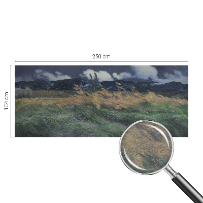 Moderná fototapeta Povyfúkané trávy