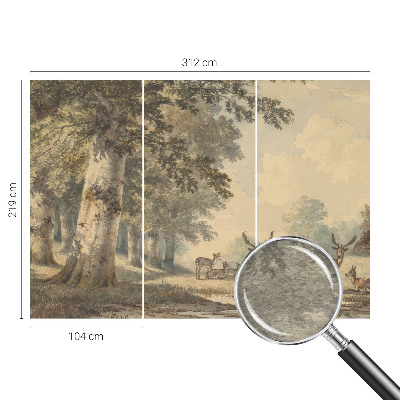 Fototapeta na stenu Lesný pokoj