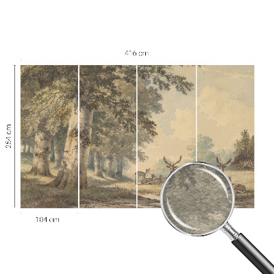 Fototapeta na stenu Lesný pokoj