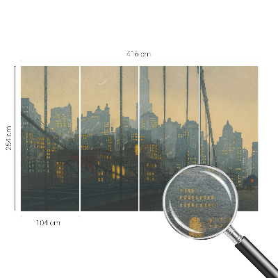 Vliesová fototapeta na stenu Večerná panoráma