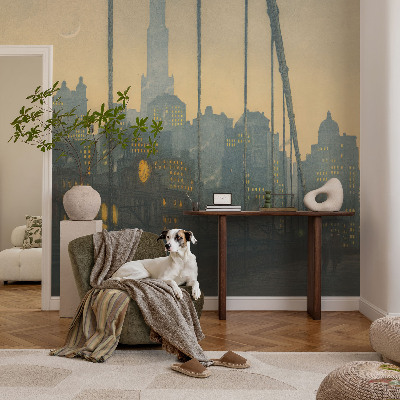 Vliesová fototapeta na stenu Večerná panoráma