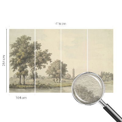 Fototapeta na mieru Tichý park