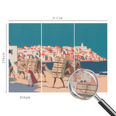 Fototapeta na mieru Ťavia karavána