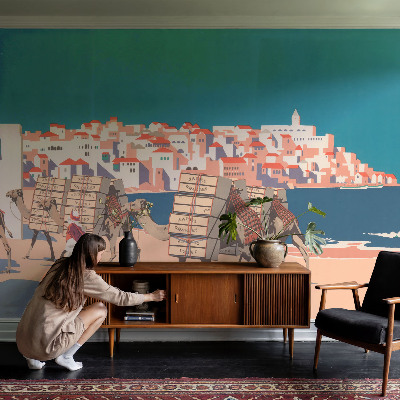 Fototapeta na mieru Ťavia karavána