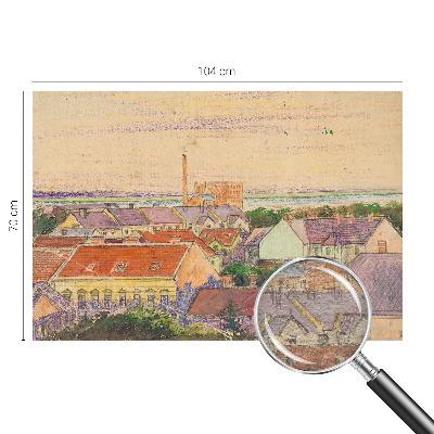 Vliesová tapeta Mestské strechy