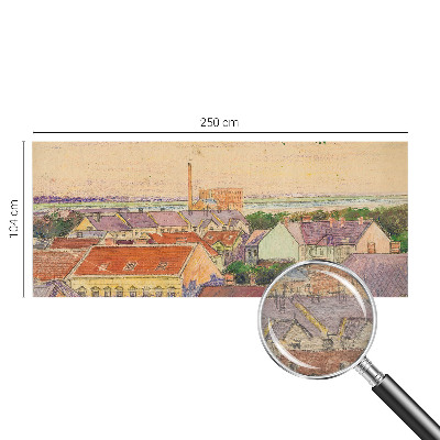 Vliesová tapeta Mestské strechy