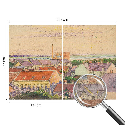 Vliesová tapeta Mestské strechy