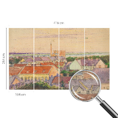 Vliesová tapeta Mestské strechy