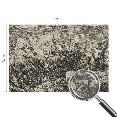 Fototapeta do obývačky Horská scenéria