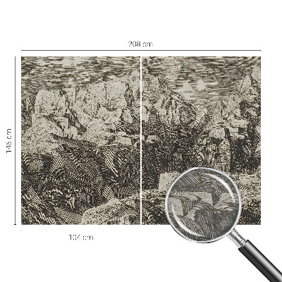 Fototapeta do obývačky Horská scenéria