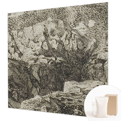 Fototapeta do obývačky Horská scenéria