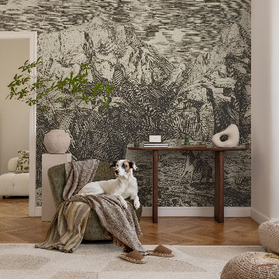 Fototapeta do obývačky Horská scenéria