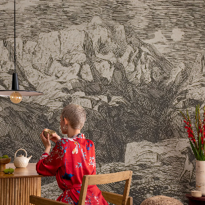 Fototapeta do obývačky Horská scenéria