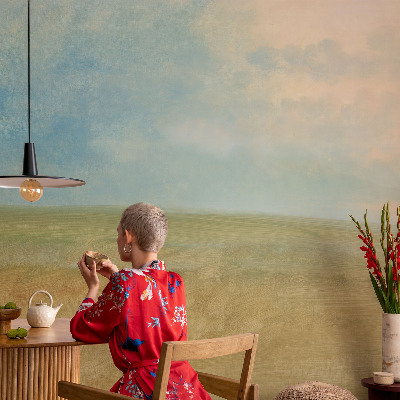 Vliesová fototapeta do spálne Pastelové polia