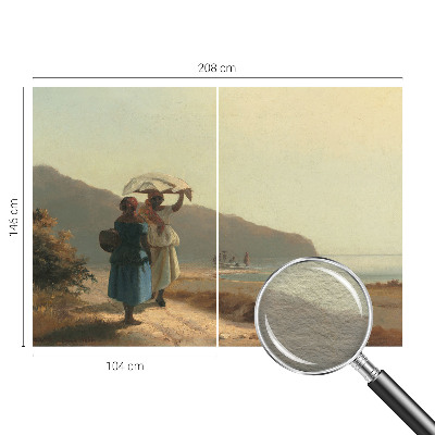 Vliesová fototapeta pre deti Prechádzka pri mori