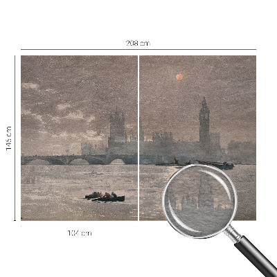 Fotografická tapeta na vliese Nočná panoráma