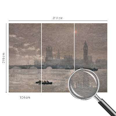 Fotografická tapeta na vliese Nočná panoráma