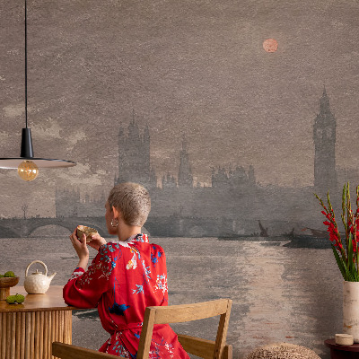 Fotografická tapeta na vliese Nočná panoráma