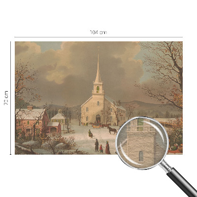 Fototapeta s potlačou na vliese Zimná krajina