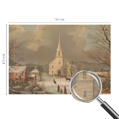 Fototapeta s potlačou na vliese Zimná krajina